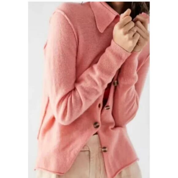 Free People Paloma Cashmere Button Front Cardigan Sweater XS - Picture 1 of 16